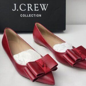 J.Crew ViV Flats Size 6 Red Henna, New In Box